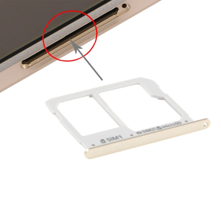 Pour A3(2016) / A3100 & A5(2016) / A5100 & A7(2016) / A7100 Plateau de carte SIM et plateau de carte Micro SD