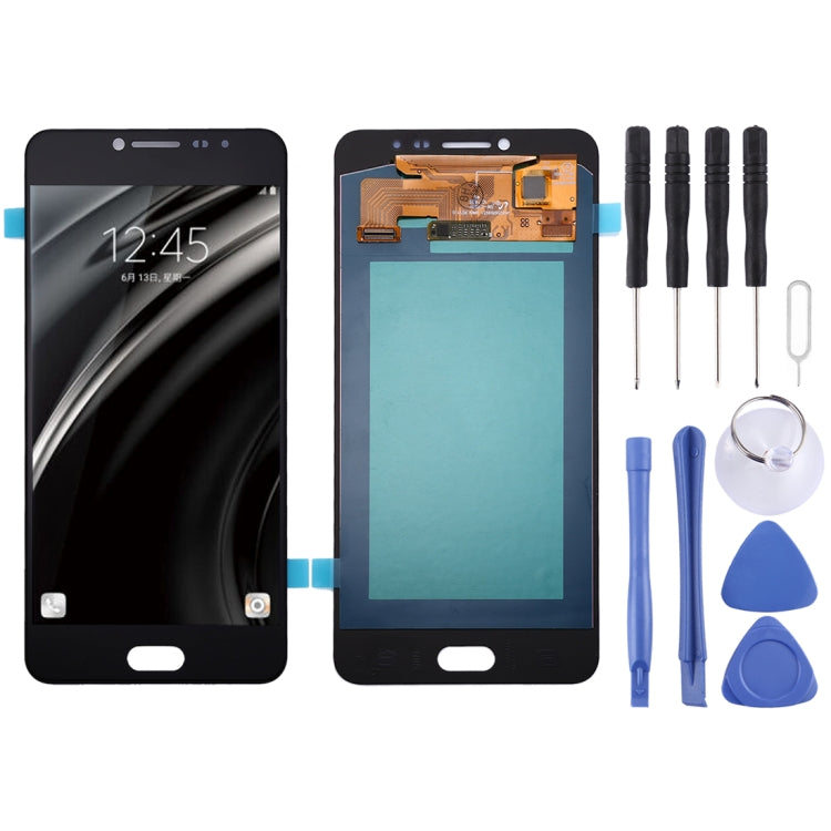 Écran LCD matériel Oled et ensemble complet de numériseur pour Galaxy C7