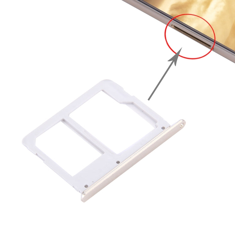 Pour Galaxy C7 / C7000 Plateau de carte SIM + Plateau de carte Micro SD / SIM
