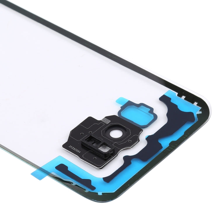 Pour Samsung Galaxy S8 + / G955 G955F G955FD G955U G955A G955P G955T G955V G955R4 G955W G9550 Couvercle arrière de batterie transparent avec couvercle d'objectif d'appareil photo