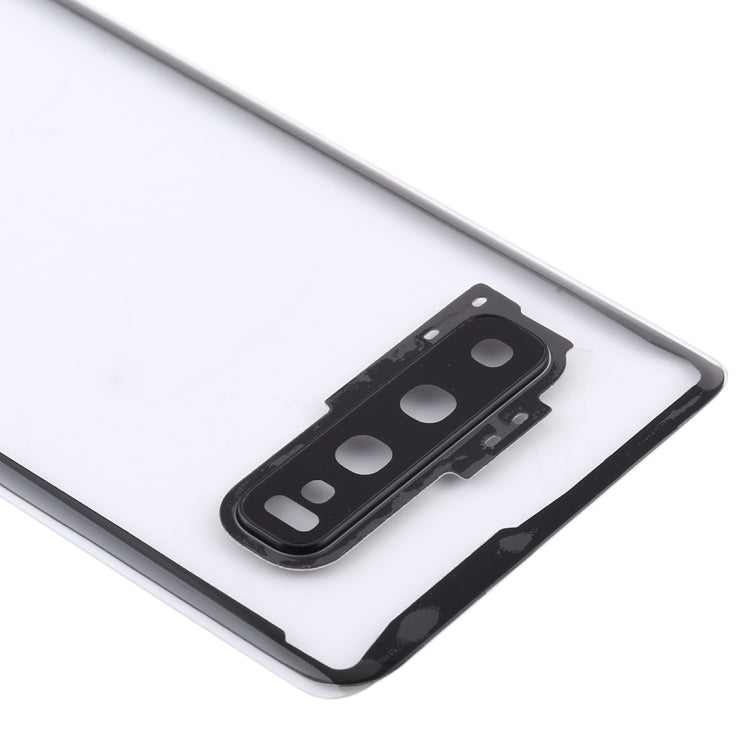 Couvercle arrière de batterie Transparent avec couvercle d'objectif d'appareil photo, pour Samsung Galaxy S10 G973F/DS G973U G973 SM-G973