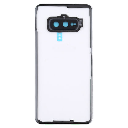 Couvercle arrière de batterie Transparent avec couvercle d'objectif d'appareil photo, pour Samsung Galaxy S10e / G970F/DS G970U G970W SM-G9700