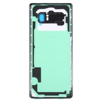 Pour Samsung Galaxy Note 8/N950F N950FD N950U N950W N9500 N950N couvercle arrière de batterie Transparent avec couvercle d'objectif d'appareil photo