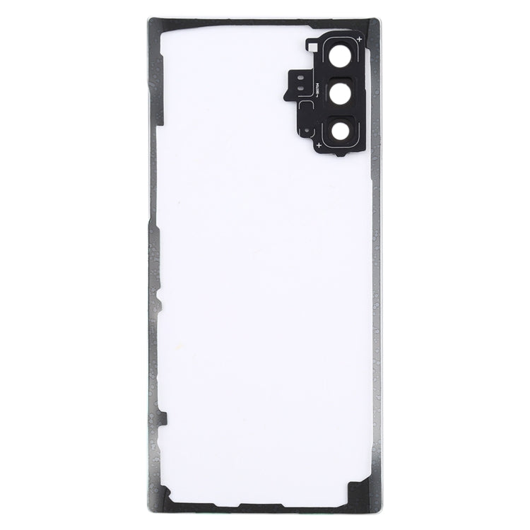 Pour Samsung Galaxy Note 10 N970 N9700 couvercle arrière de batterie Transparent avec couvercle d'objectif d'appareil photo
