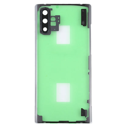 Pour Samsung Galaxy Note 10 + N975 N9750 couvercle arrière de batterie Transparent avec couvercle d'objectif d'appareil photo