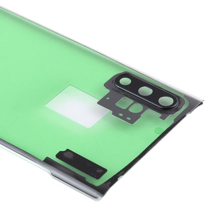 Pour Samsung Galaxy Note 10 + N975 N9750 couvercle arrière de batterie Transparent avec couvercle d'objectif d'appareil photo