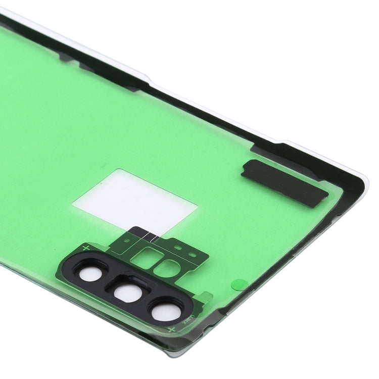 Pour Samsung Galaxy Note 10 + N975 N9750 couvercle arrière de batterie Transparent avec couvercle d'objectif d'appareil photo