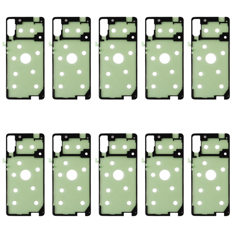 Pour Galaxy A7 (2018) / A750 10pcs adhésif de couverture de boîtier arrière