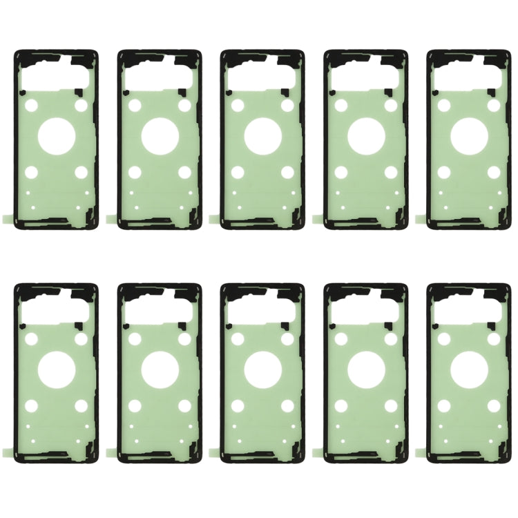 Pour Galaxy S10 10pcs adhésif de couverture de boîtier arrière