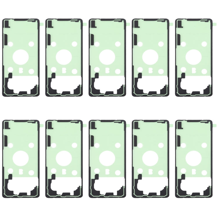 Pour Galaxy S10 + 10 pièces adhésif de couverture de boîtier arrière
