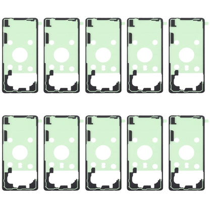 Pour Galaxy S10 + 10 pièces adhésif de couverture de boîtier arrière