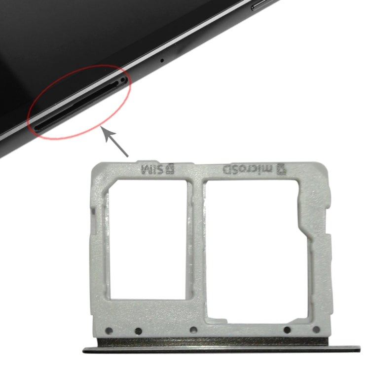 Pour Galaxy Tab S3 9.7 / T825 (version 3G) Plateau pour carte SIM + Plateau pour carte Micro SD