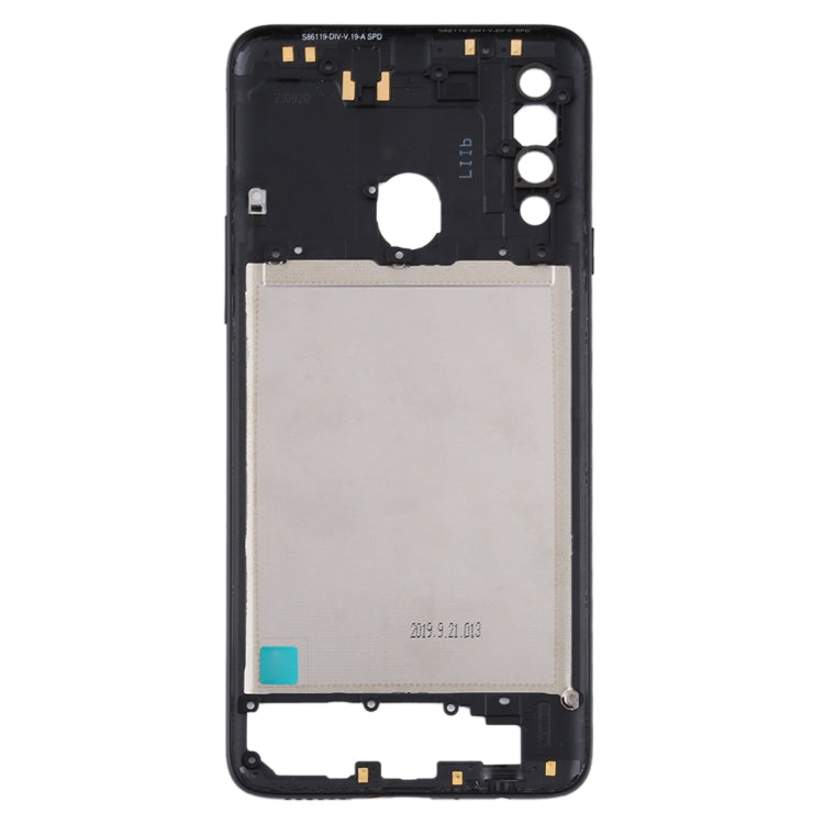 Pour Samsung Galaxy A20s, plaque de cadre central