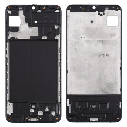 Pour Samsung Galaxy A70s, boîtier avant, cadre LCD, plaque de lunette