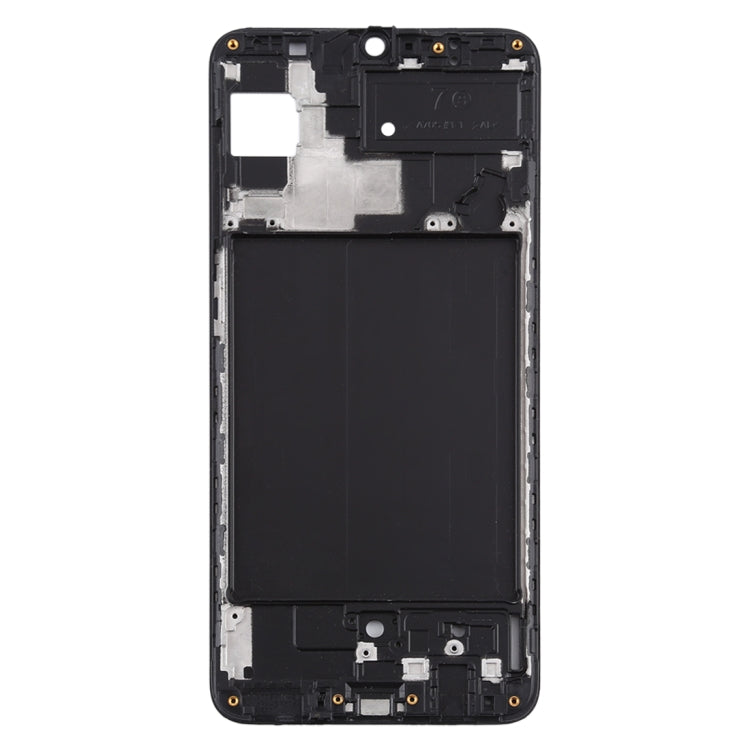 Pour Samsung Galaxy A70s, boîtier avant, cadre LCD, plaque de lunette