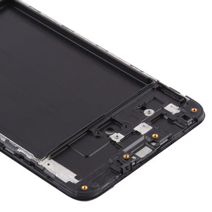 Pour Samsung Galaxy A70s, boîtier avant, cadre LCD, plaque de lunette