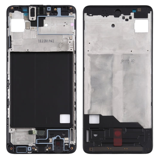 Pour Samsung Galaxy A51, boîtier avant, cadre LCD, plaque de lunette