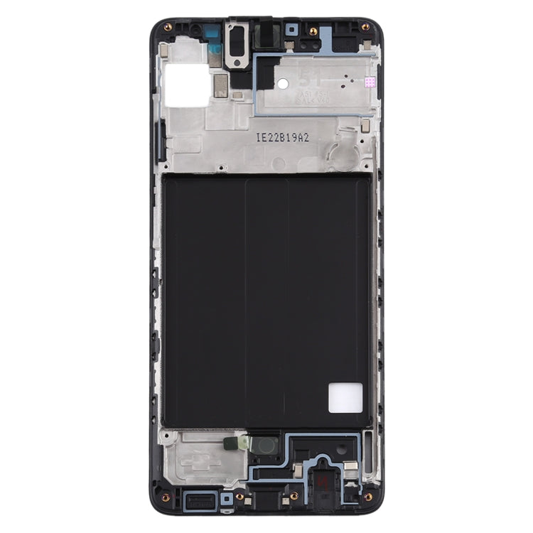 Pour Samsung Galaxy A51, boîtier avant, cadre LCD, plaque de lunette