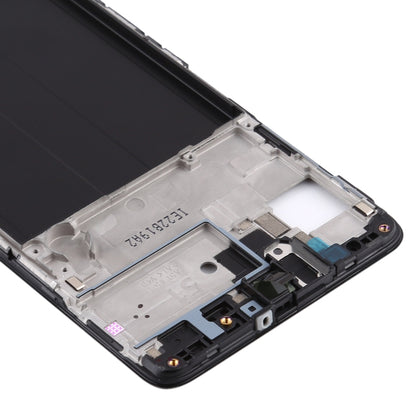 Pour Samsung Galaxy A51, boîtier avant, cadre LCD, plaque de lunette