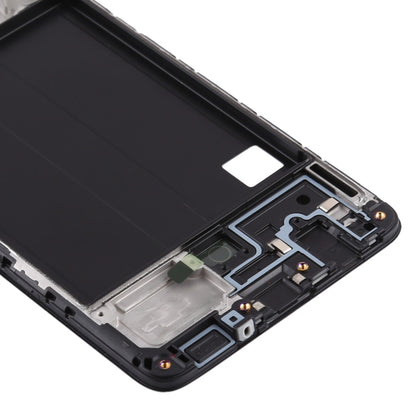 Pour Samsung Galaxy A51, boîtier avant, cadre LCD, plaque de lunette