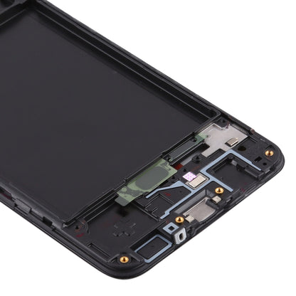 Pour Samsung Galaxy A30s, boîtier avant, cadre LCD, plaque de lunette