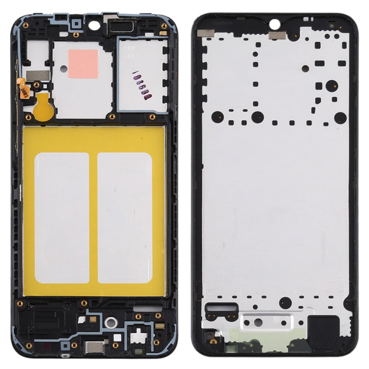 Pour Samsung Galaxy A10e, boîtier avant, cadre LCD, plaque de lunette