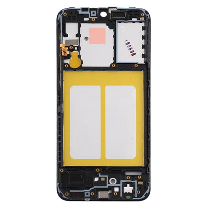 Pour Samsung Galaxy A10e, boîtier avant, cadre LCD, plaque de lunette