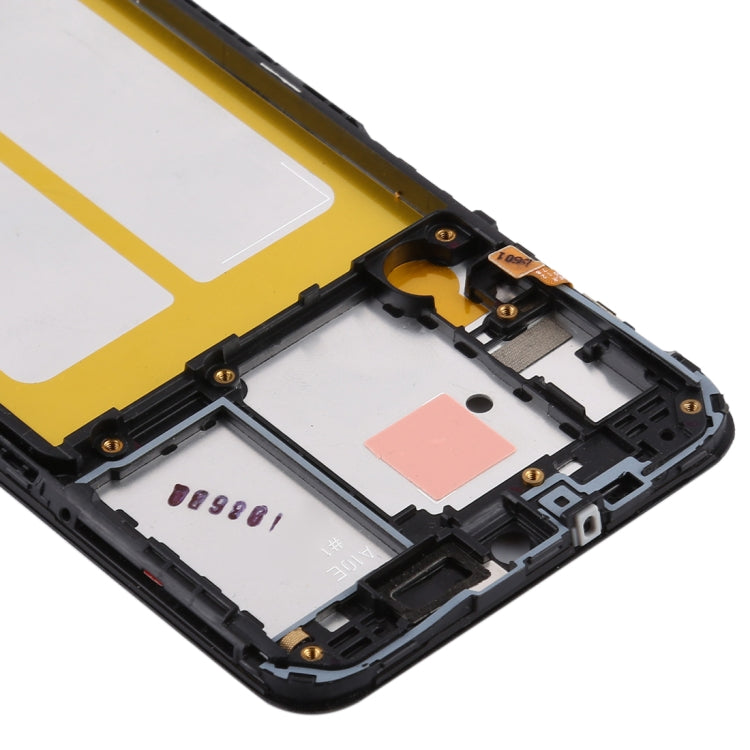 Pour Samsung Galaxy A10e, boîtier avant, cadre LCD, plaque de lunette
