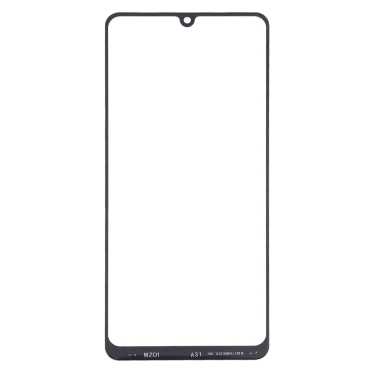 Pour Samsung Galaxy A31, lentille extérieure en verre de l'écran avant