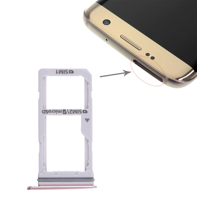 Pour Galaxy S7 Edge 2 Plateau de carte SIM / Plateau de carte Micro SD