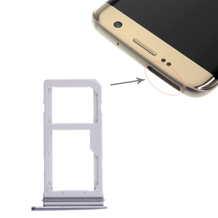 Pour Galaxy S7 Edge 2 Plateau de carte SIM / Plateau de carte Micro SD