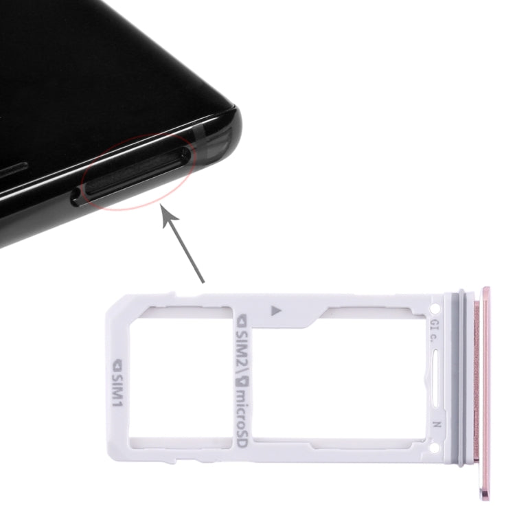 Pour Galaxy Note 8 2 Plateau de carte SIM / Plateau de carte Micro SD