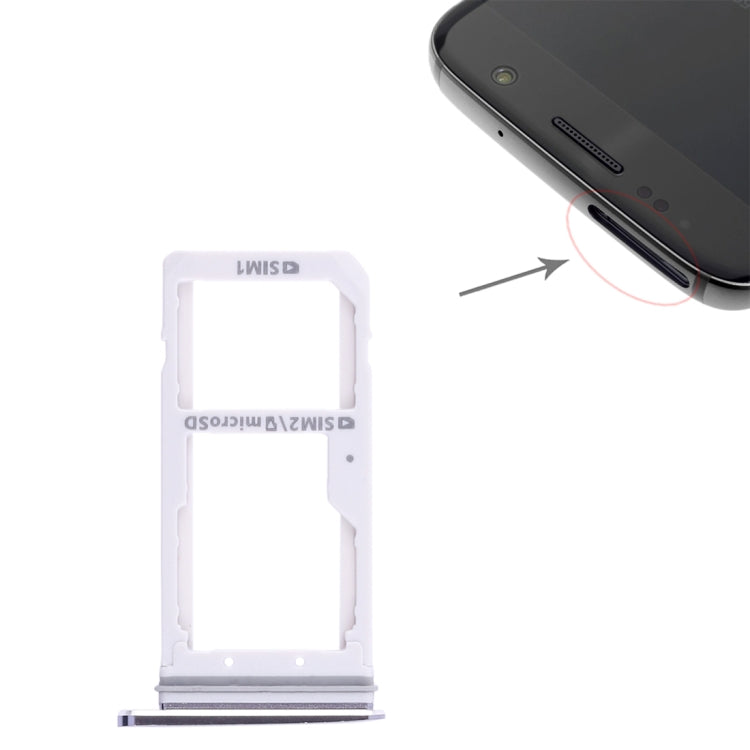 Pour Galaxy S7 2 Plateau de carte SIM / Plateau de carte Micro SD