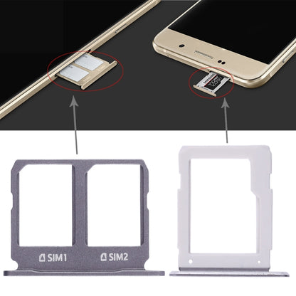 Pour Galaxy A9100 / A9 (2016) 2 bac pour carte SIM + bac pour carte Micro SD
