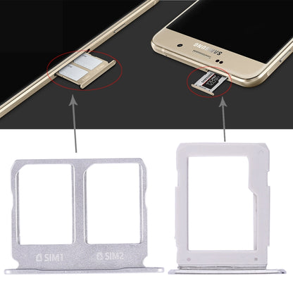 Pour Galaxy A9100 / A9 (2016) 2 bac pour carte SIM + bac pour carte Micro SD