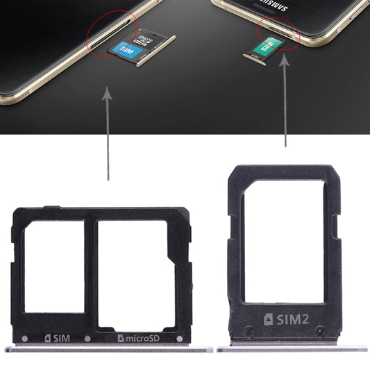 Pour Galaxy A5108 / A7108 2 plateau pour carte SIM + plateau pour carte Micro SD