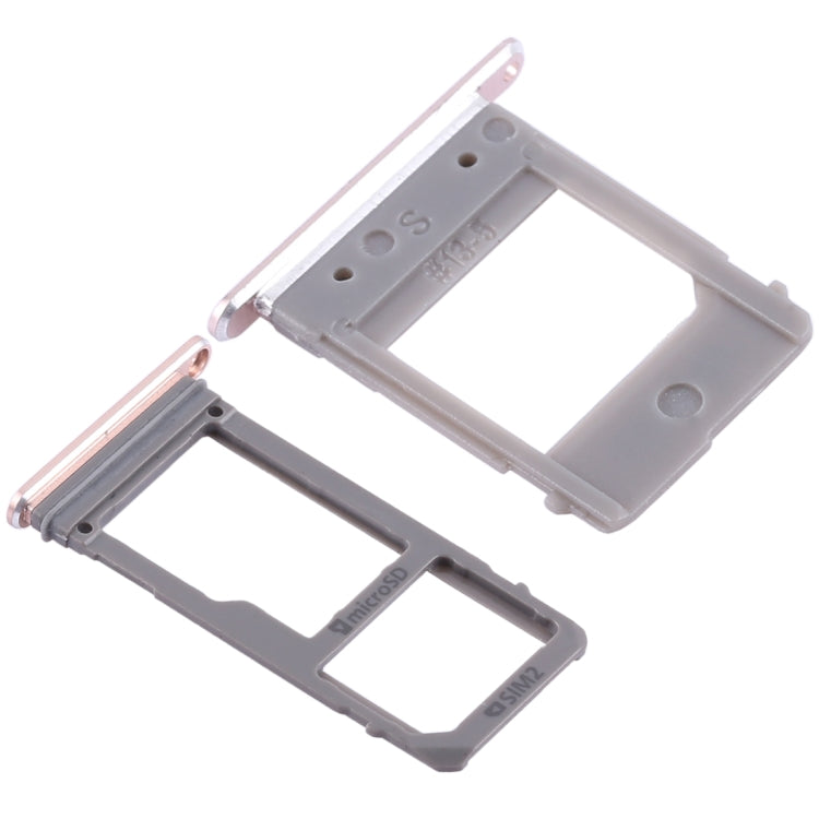 Pour Galaxy A520 / A720 2 Plateau pour carte SIM + Plateau pour carte Micro SD