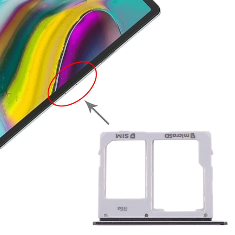 Pour Samsung Galaxy Tab S5e SM-T725 Plateau de carte SIM + Plateau de carte Micro SD