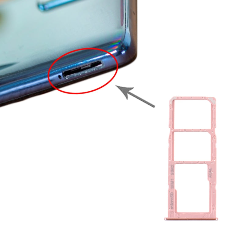 Pour Samsung Galaxy A71 Plateau de carte SIM + Plateau de carte SIM + Plateau de carte Micro SD