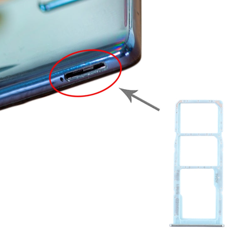 Pour Samsung Galaxy A71 Plateau de carte SIM + Plateau de carte SIM + Plateau de carte Micro SD