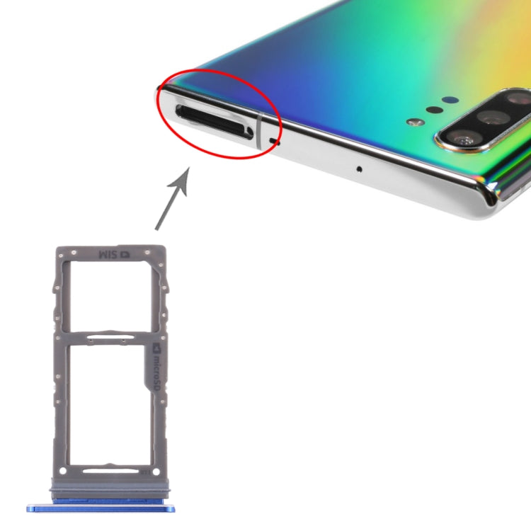 Pour Samsung Galaxy Note10 + plateau de carte SIM/plateau de carte Micro SD