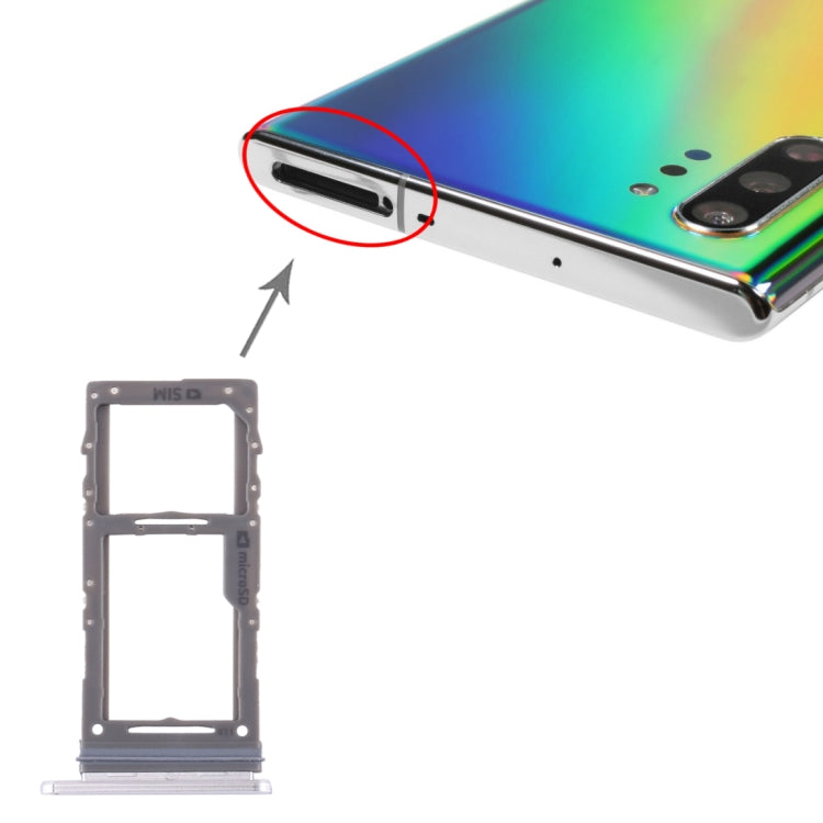 Pour Samsung Galaxy Note10 + plateau de carte SIM/plateau de carte Micro SD