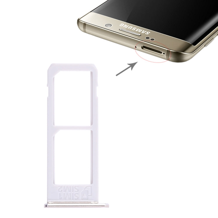 Pour Galaxy S6 Edge plus / S6 Edge + 2 plateau de carte SIM