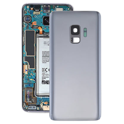 Pour couvercle arrière de batterie Galaxy S9 avec objectif d'appareil photo