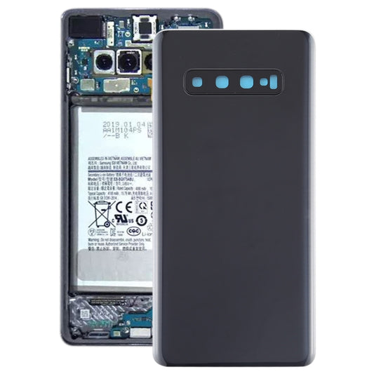 Pour Galaxy S10 + Cache arrière de la batterie avec objectif d'appareil photo