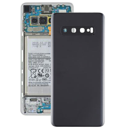 Pour couvercle arrière de batterie Galaxy S10 avec objectif d'appareil photo