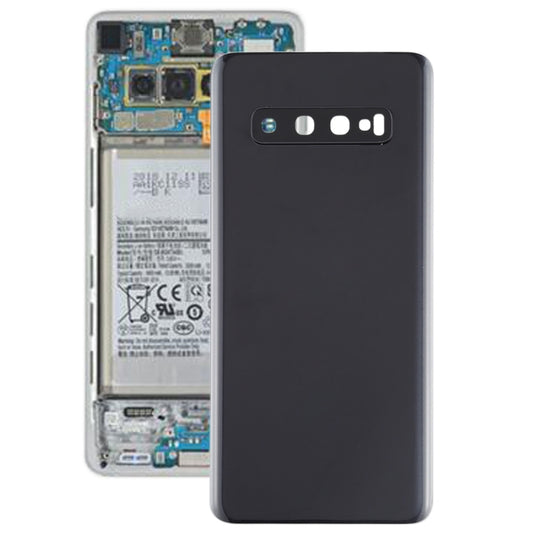 Pour couvercle arrière de batterie Galaxy S10 avec objectif d'appareil photo