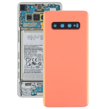 Pour couvercle arrière de batterie Galaxy S10 avec objectif d'appareil photo