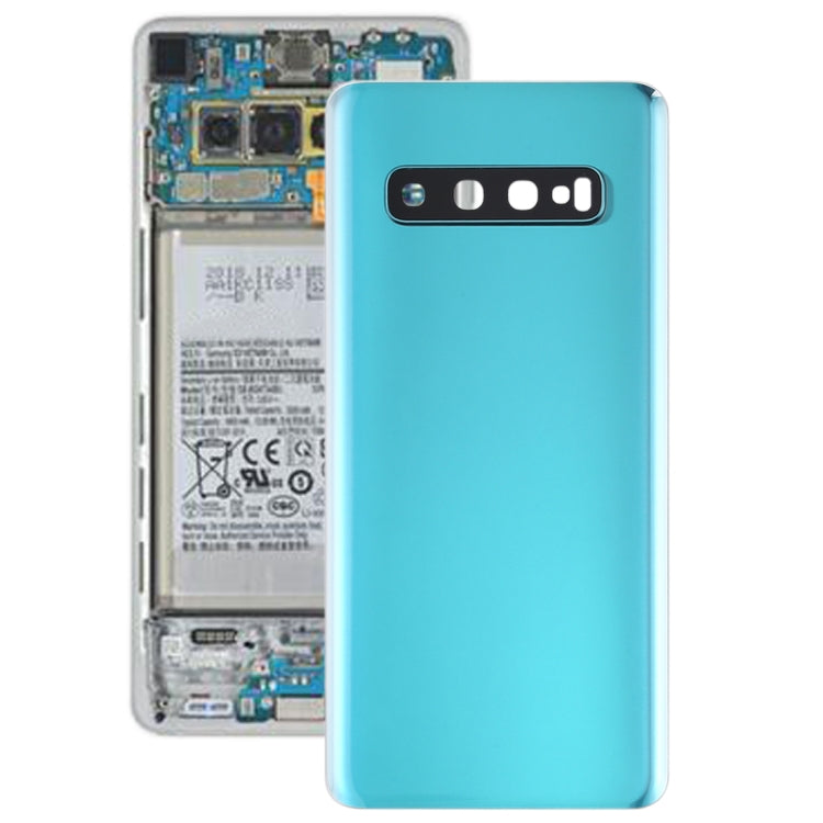 Pour couvercle arrière de batterie Galaxy S10 avec objectif d'appareil photo