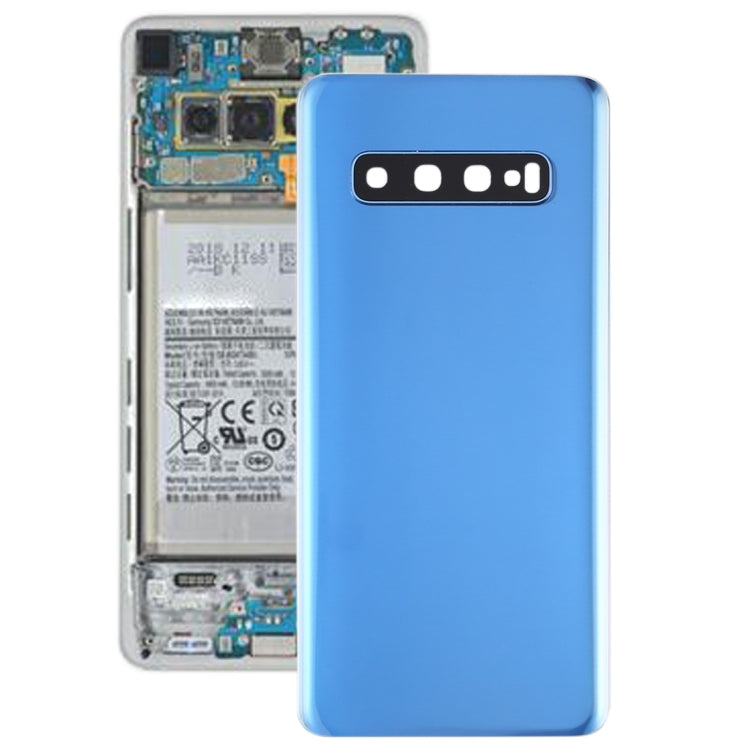 Pour couvercle arrière de batterie Galaxy S10 avec objectif d'appareil photo